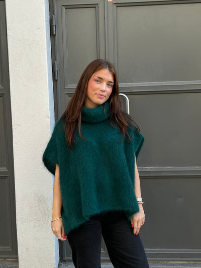 Roro Mohair bernstensgrön   Polo - 22131