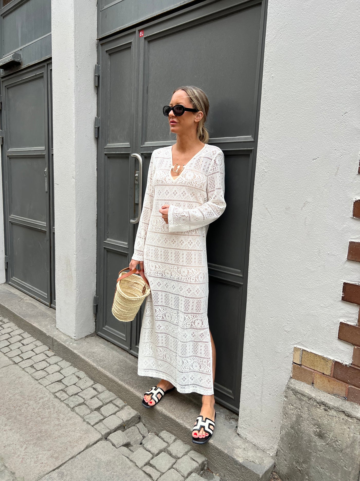 Utopia lace buckle dress