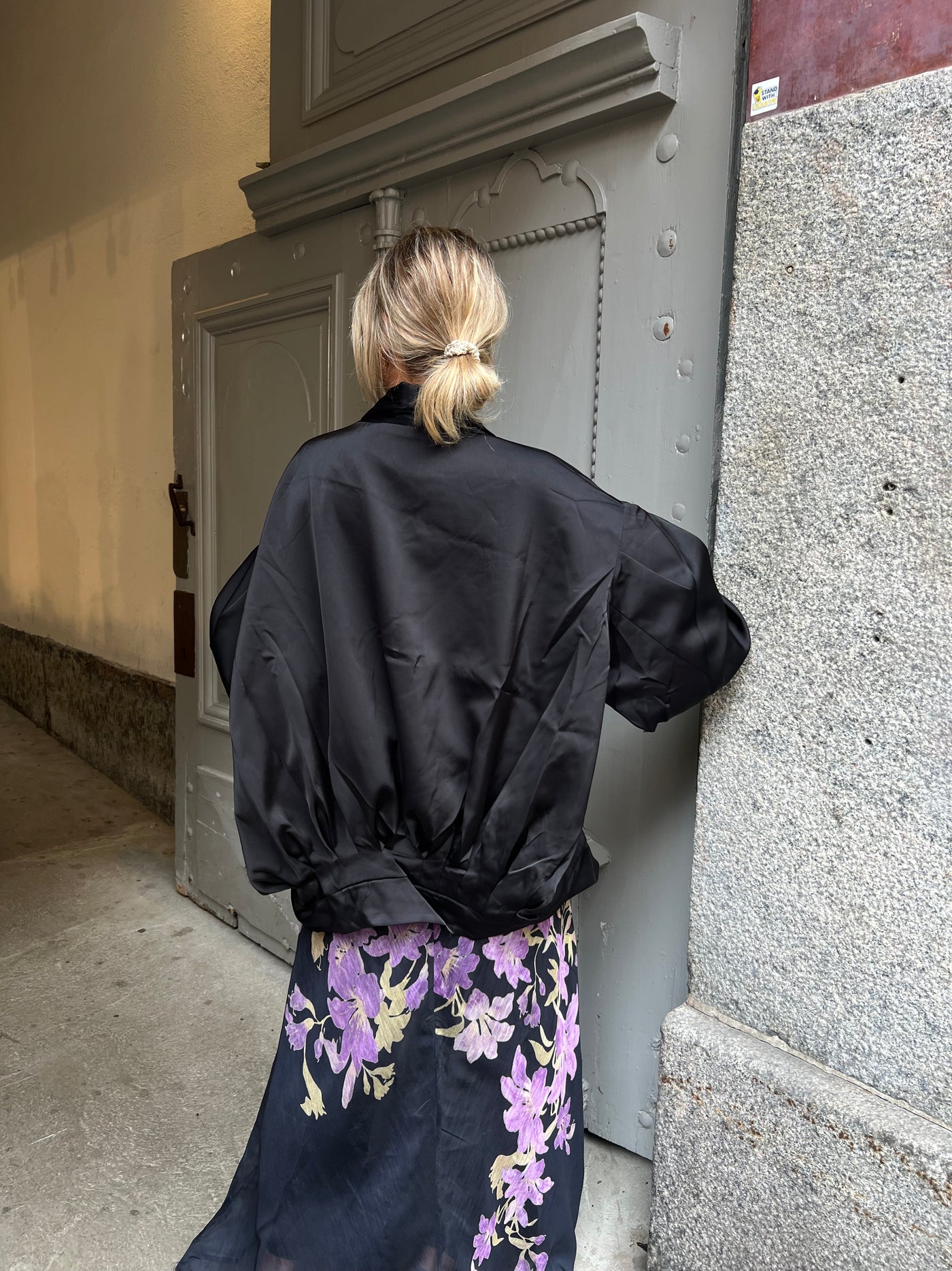 JAPAN KIMONO/KAVAJ SVART