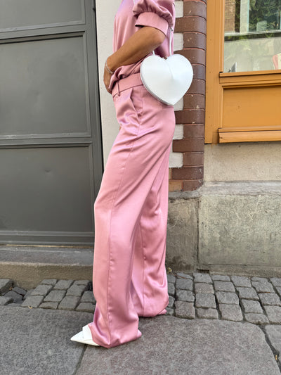 EMMETT HEAVY SATEEN PANTS DUSTY ROSE