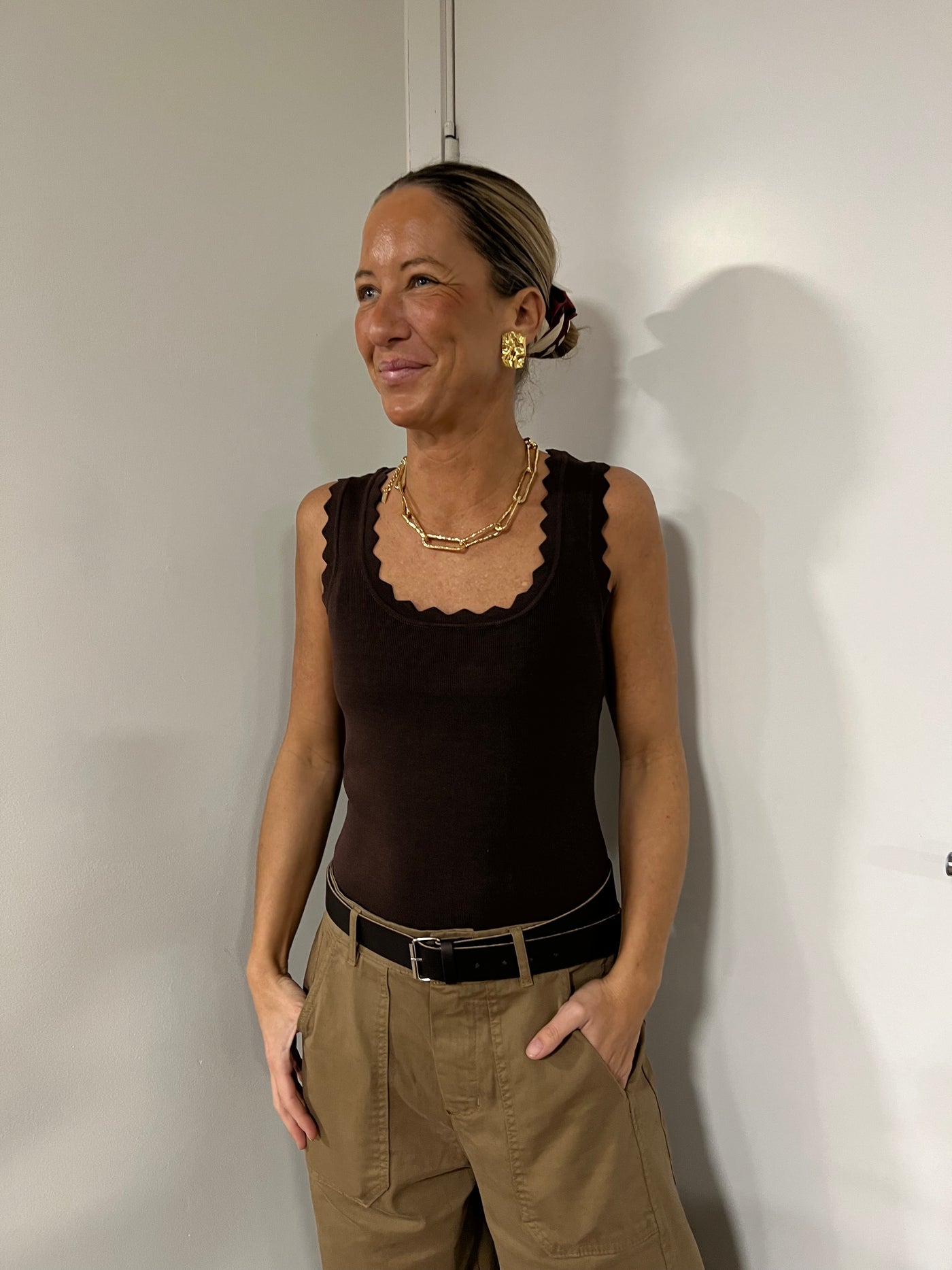 Pandora tank 6113 brown