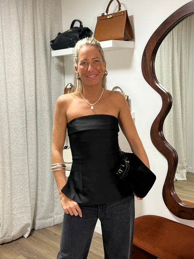 TALEEN DULL SATEEN TOP