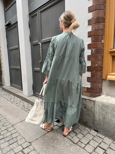 CAJSA DRESS GREEN