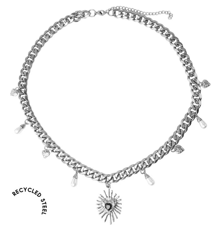 VEJA VALENTINA NECKLACE SILVER & GULD