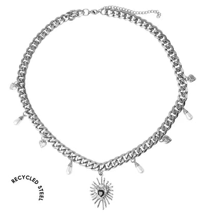 VEJA VALENTINA NECKLACE SILVER & GULD