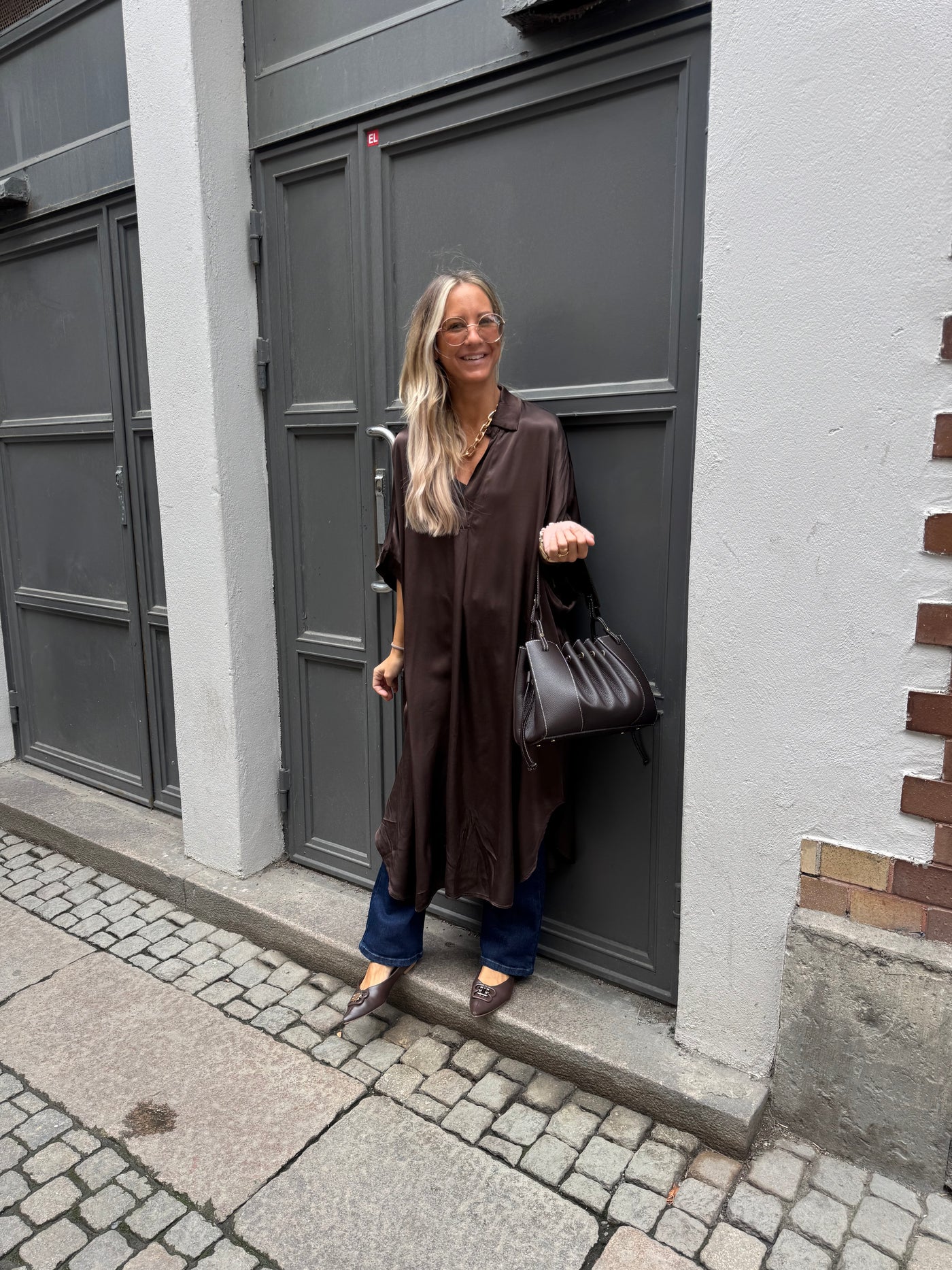 Marie Dress Brown