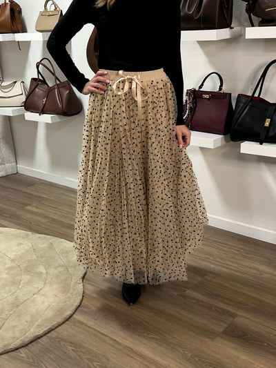 Adrienne tyll Kjol black heart  807710