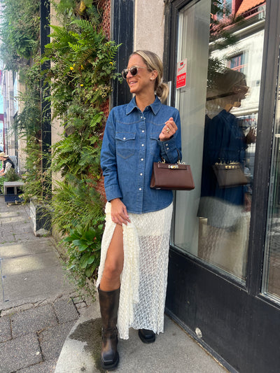 IVY-Ora Denim Shirt Dark Blue