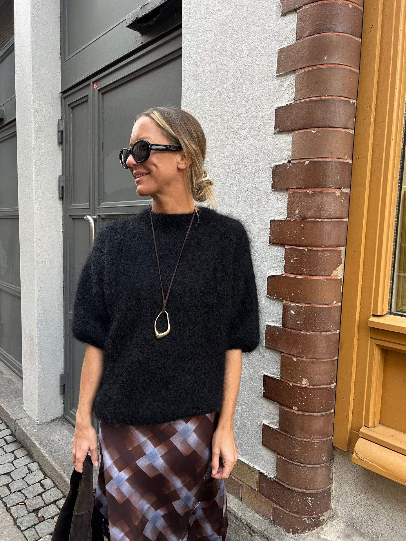 Roro Mohair  black Short - 22012