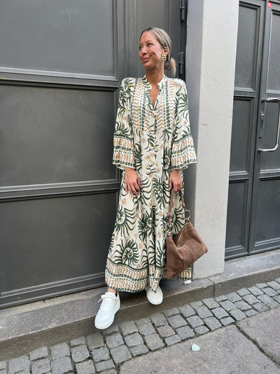 Fanny green med guldglitter