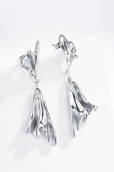 Fi Long Earings guld & silver