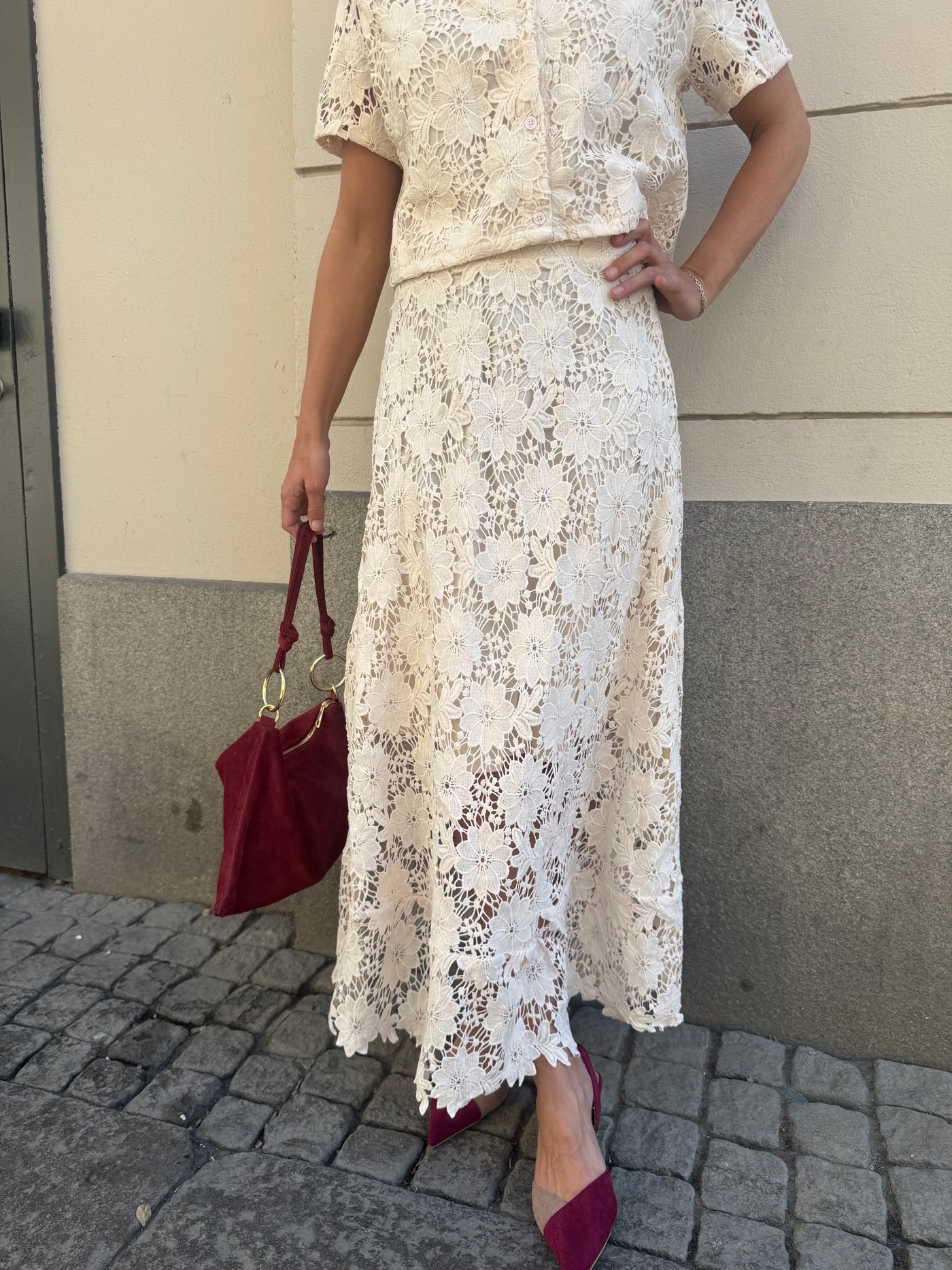 Lace Skirt Mimmi Cream