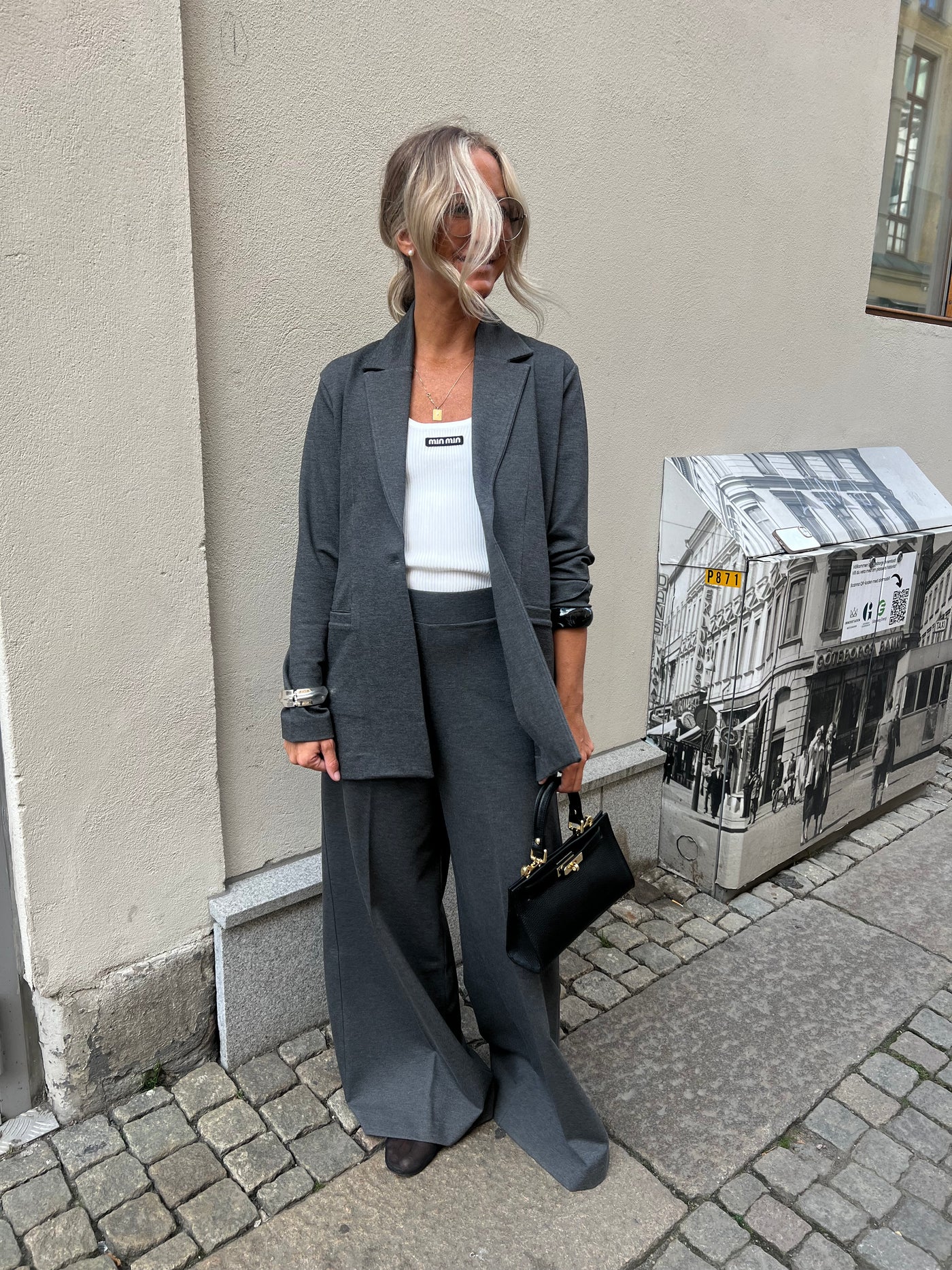 Luna Pants - Graphite Melange