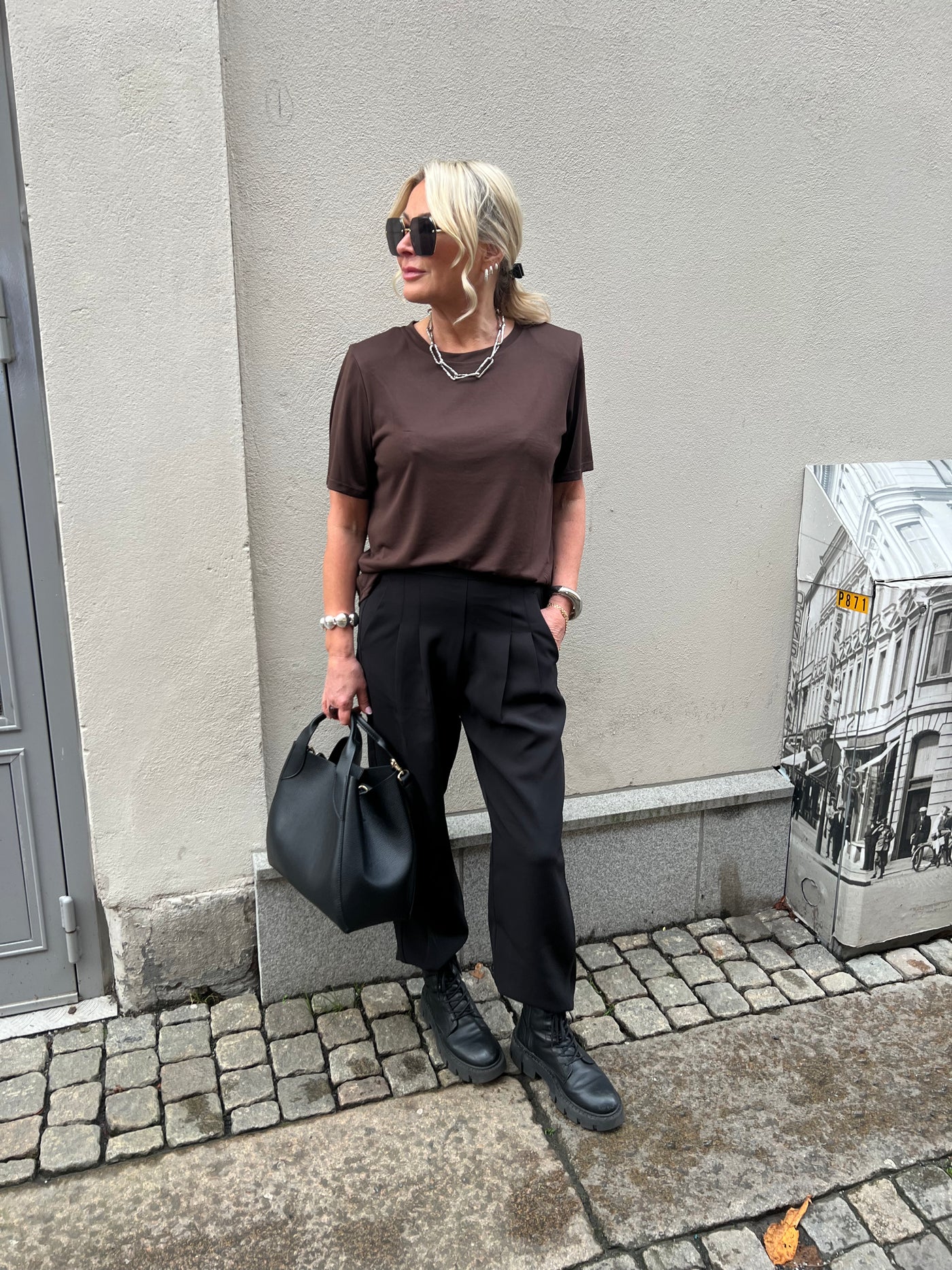 ATALIEGO PANTS black