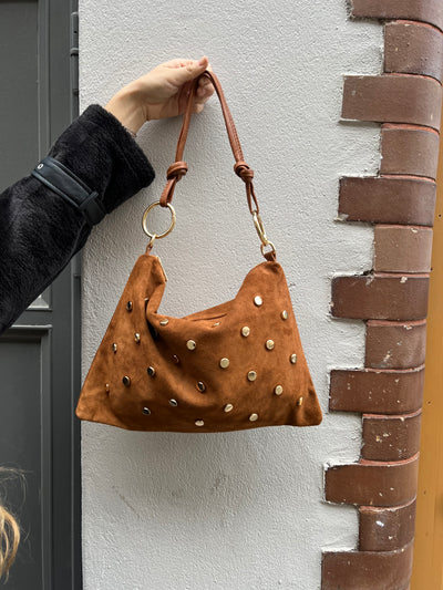 Jolie Smal STUDS Bag kamel
