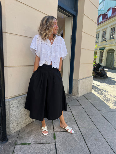 Sandro blouse white lace