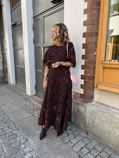 GOLDEN DAYS DRESS BROWN GD2960