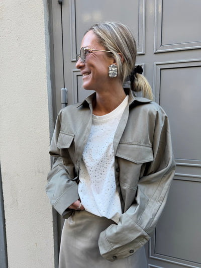 Kori over shirt light military