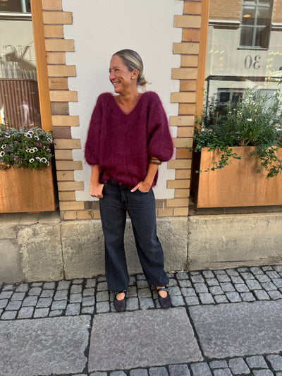 Roro Mohair Vinröd New Modell Short Arm - 22017