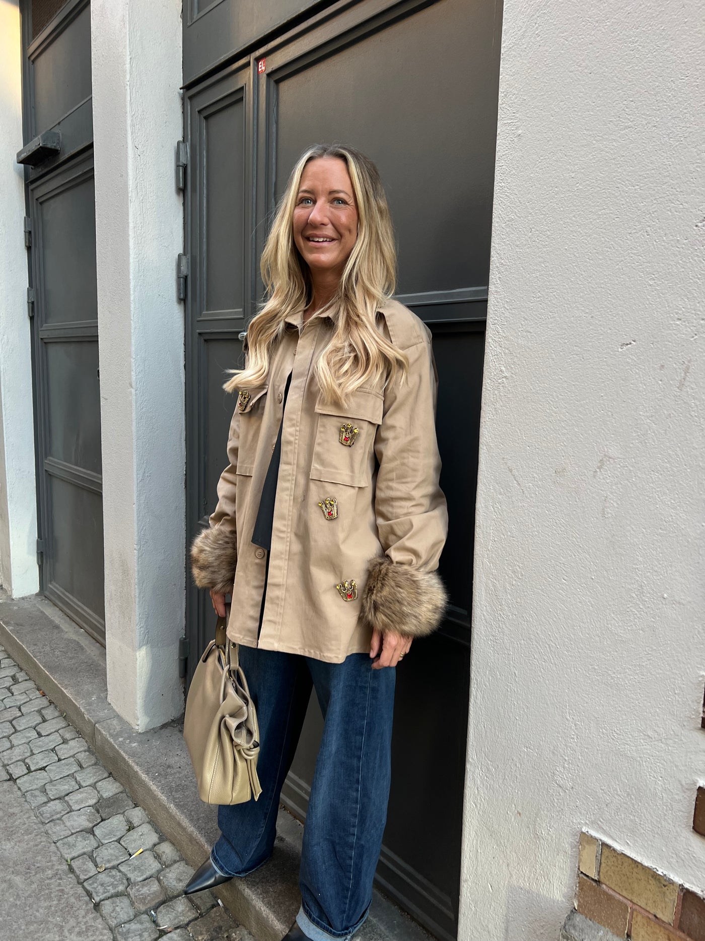 Crown armyjacket camel