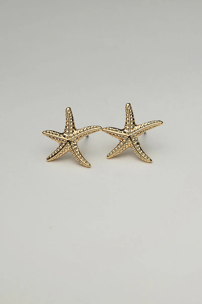 STARFISH STUDS GOLD