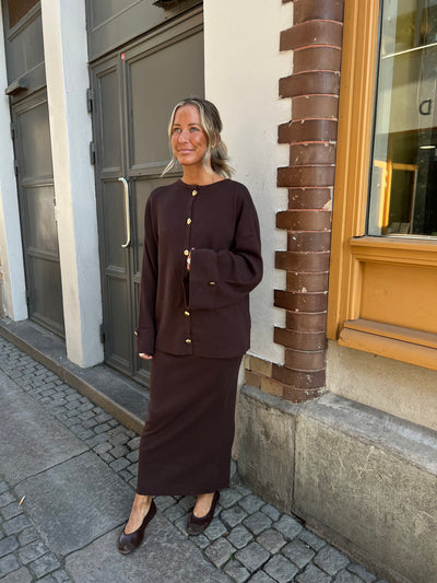 Cecilia kofta/guldknapp