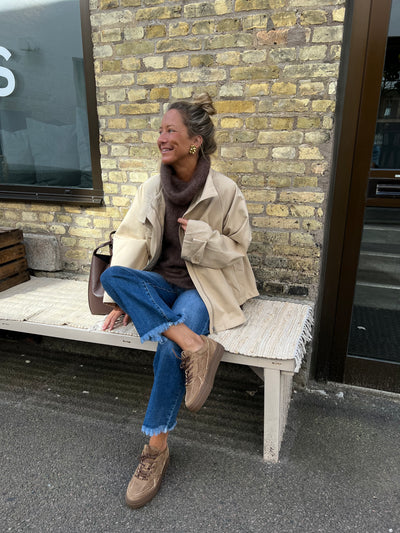Drole trench beige