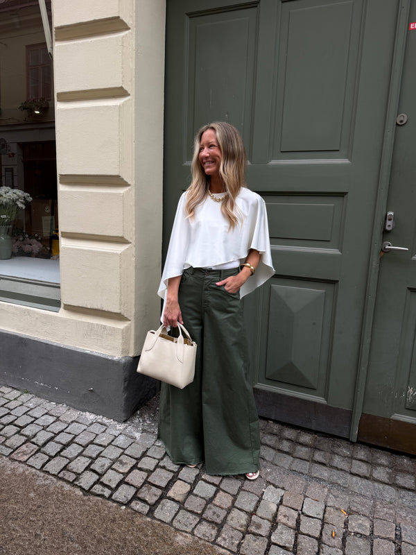 Workpants Wide High waisted Army