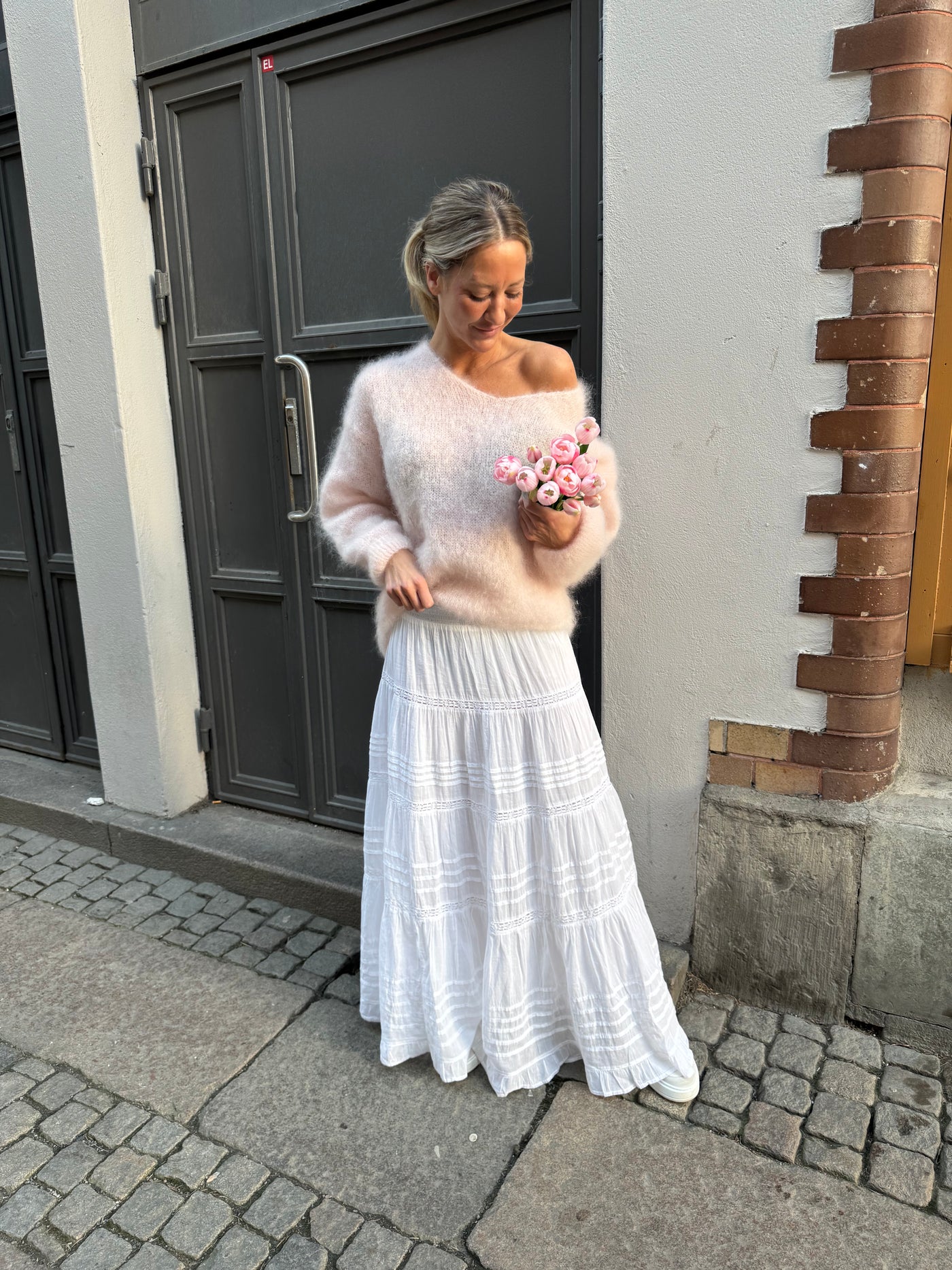 Felicia S Voile Skirt White