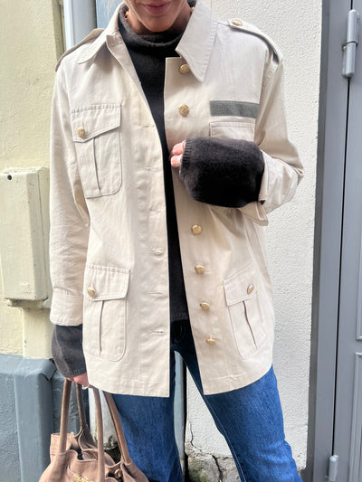 Lisa armyjacket Beige
