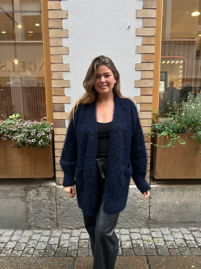 Roro mohair kofta Navy - 22067
