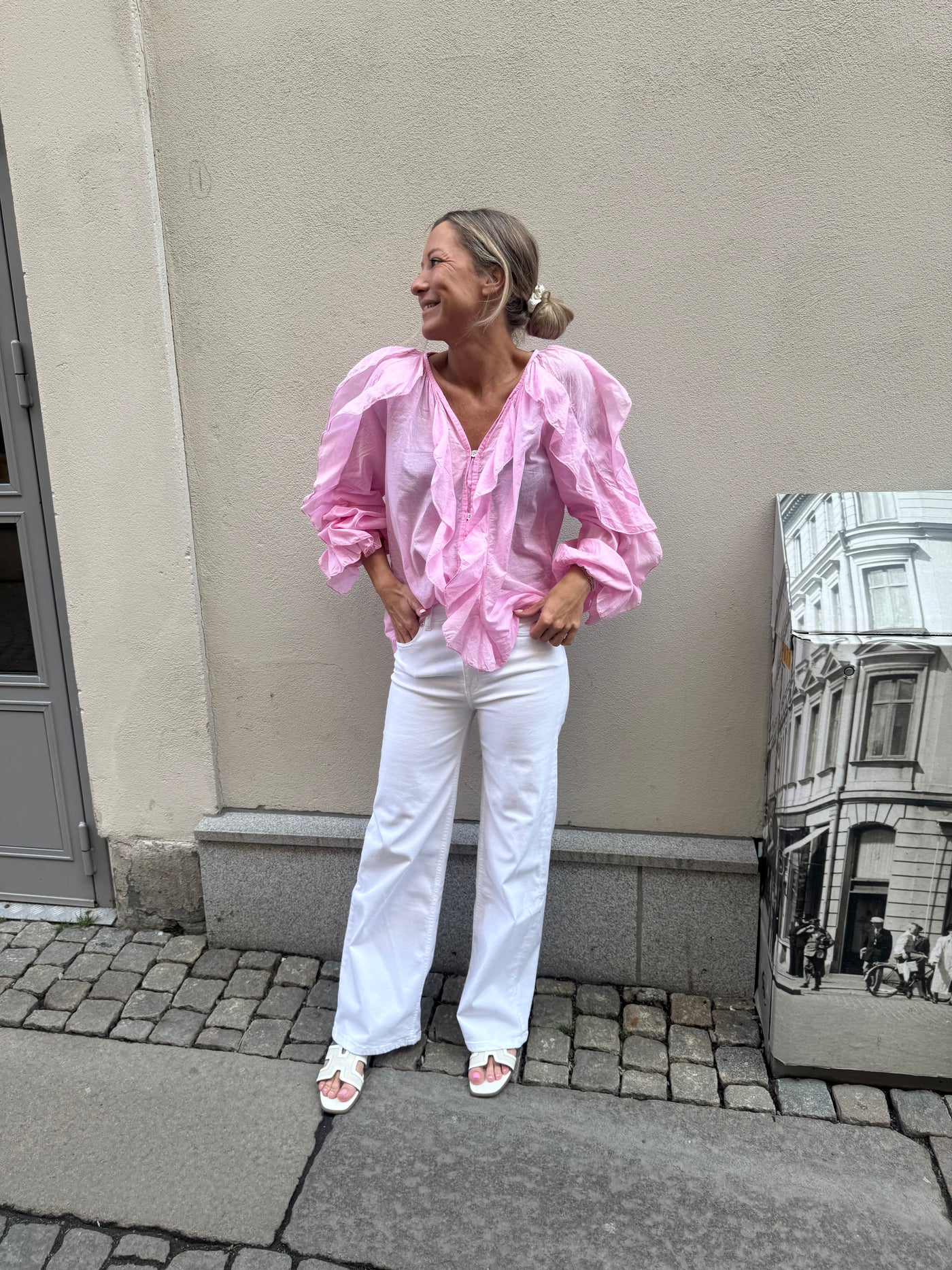 Angel boho blouse pink
