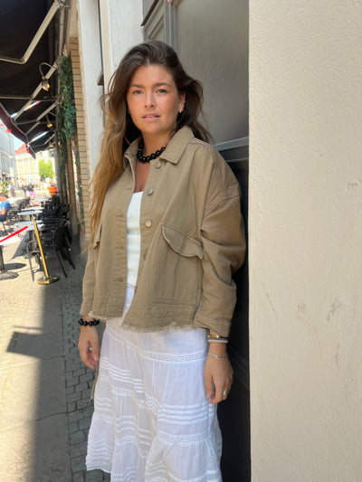 Mio overshirt camel