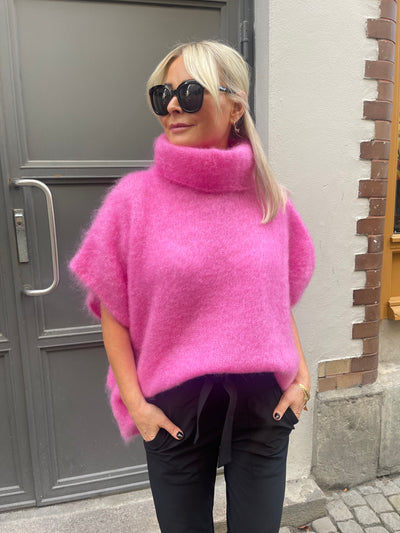 Roro Mohair Pink polo - 22131