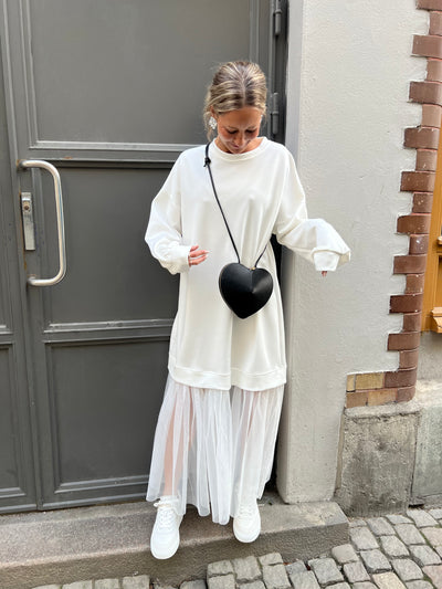 Bocka Vit dress med tyll