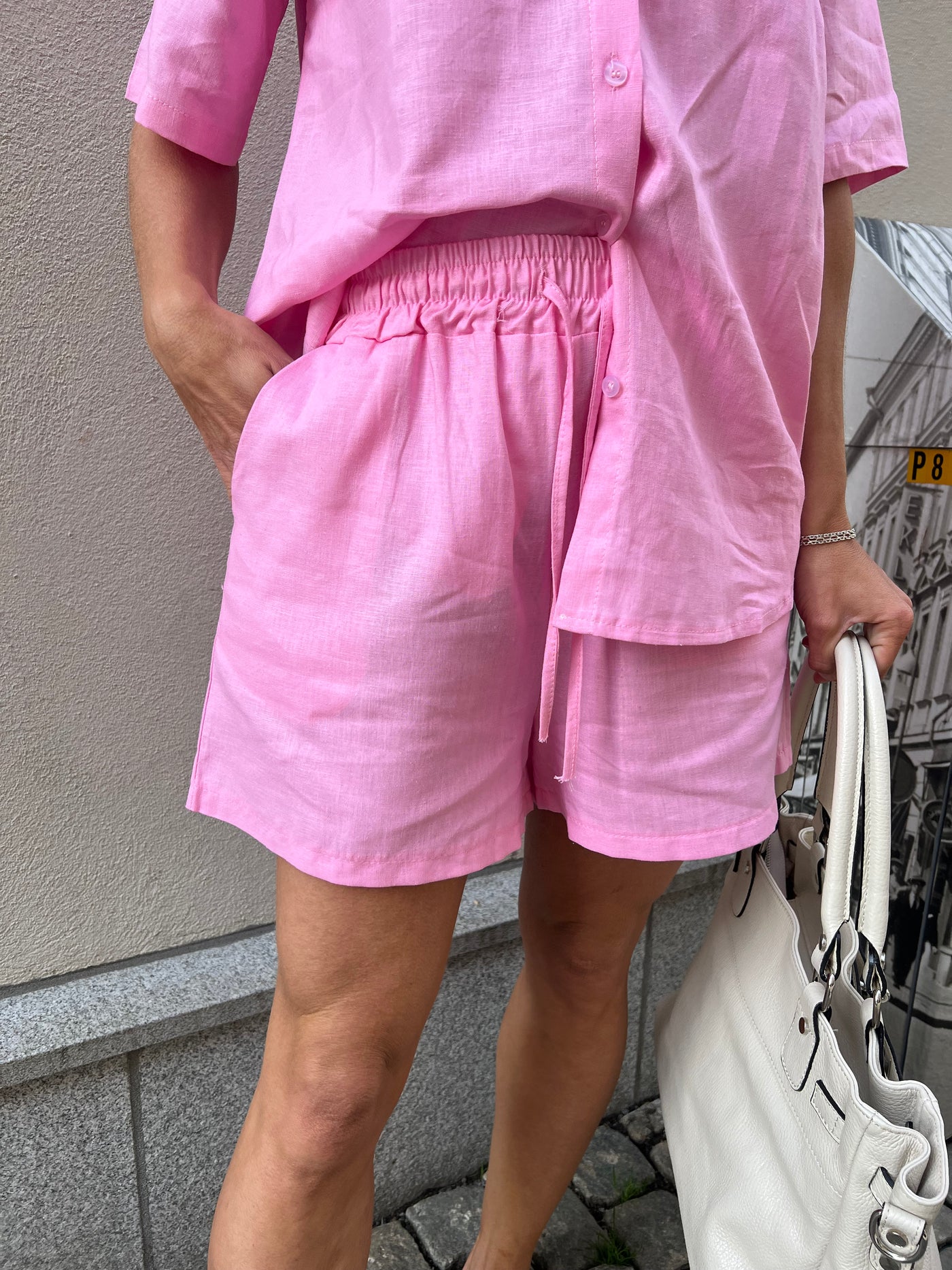NOOR LINNE SHORTS PINK