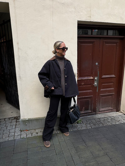 Drole trench Black