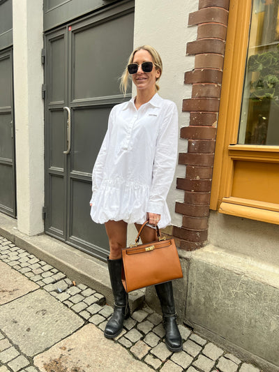 MIN MIN DRESS WHITE
