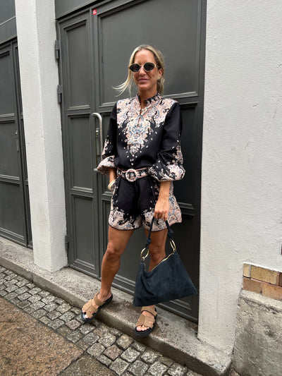Lilly Summer Blouse Black