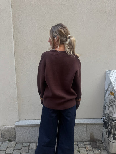Moo Cardigan pocket Brown H884