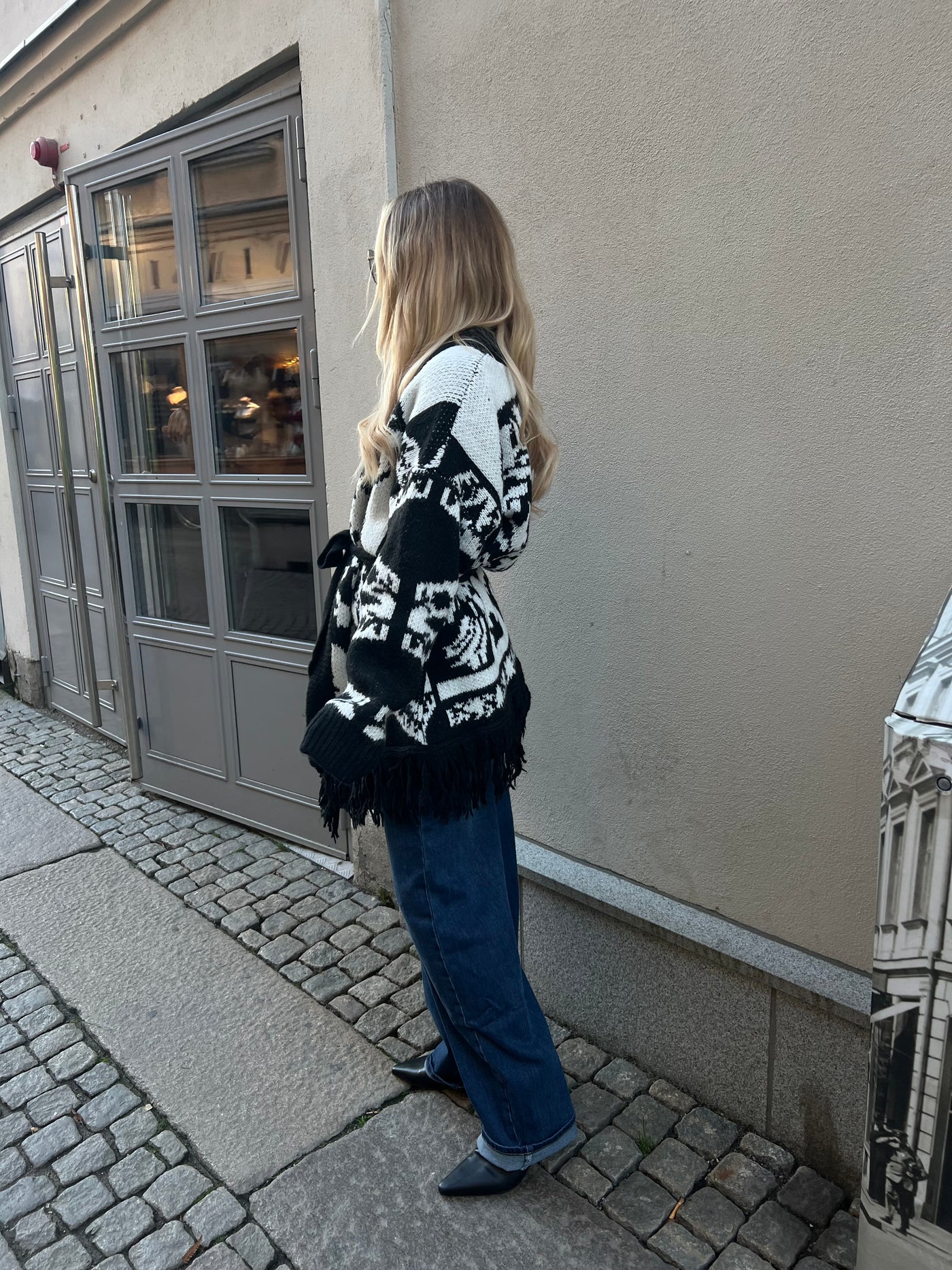 Lauren kofta mönstrad