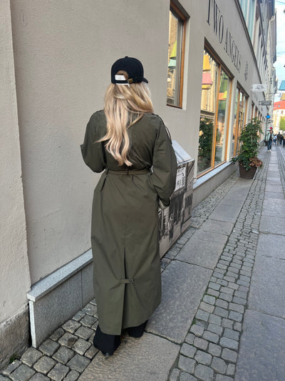 Anta oversized trench grön