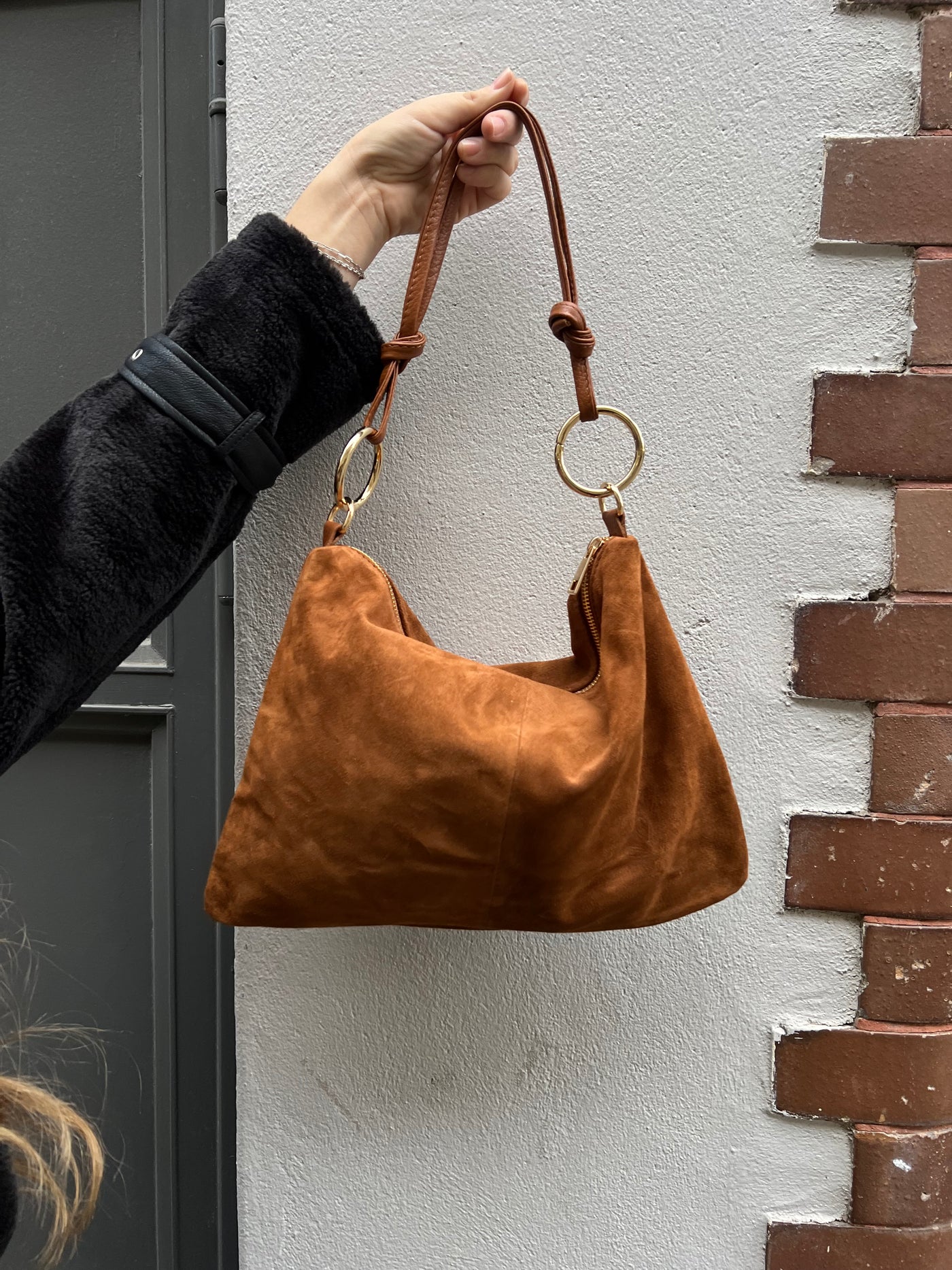 Jolie Smal STUDS Bag kamel