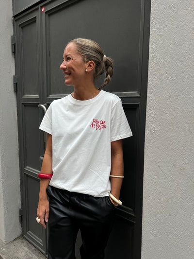 Bisous tshirt white
