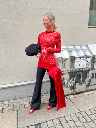 POPPY DRESS RED