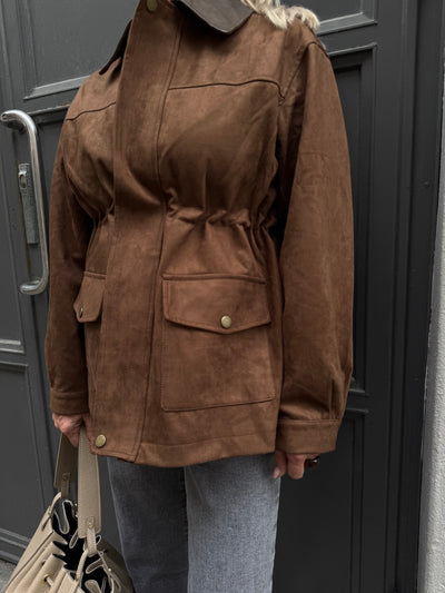 SONJA JACKET ARMY CHOKLAD