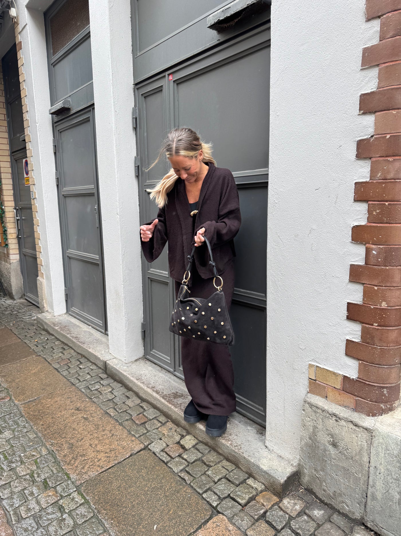 Fiona set Brown (kjol + tröja)