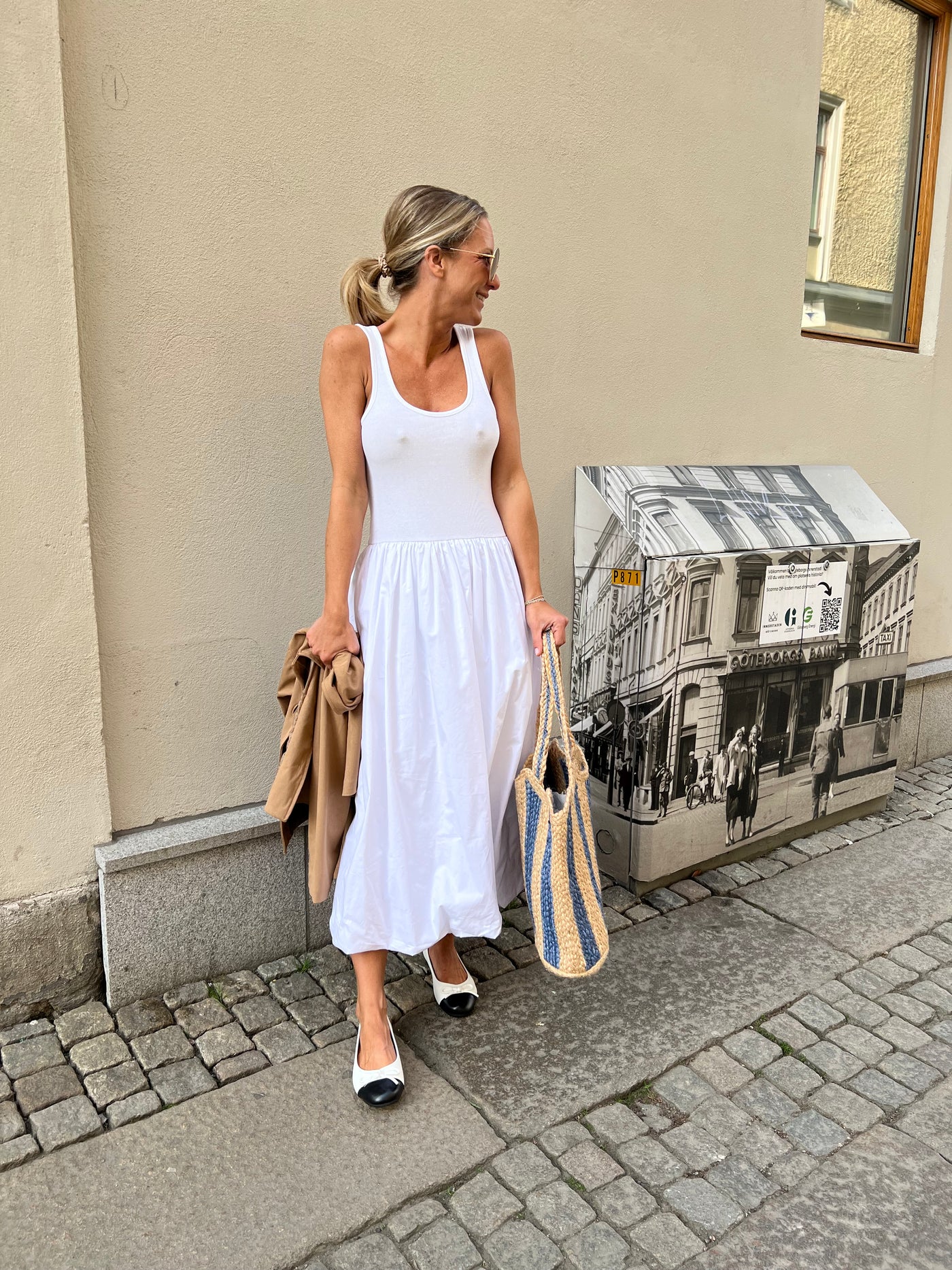 CMSIV-DRESS LONG DRESS -BRIGHT WHITE