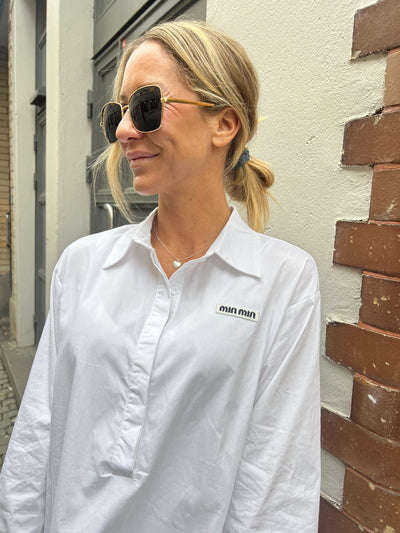 MIN MIN DRESS WHITE