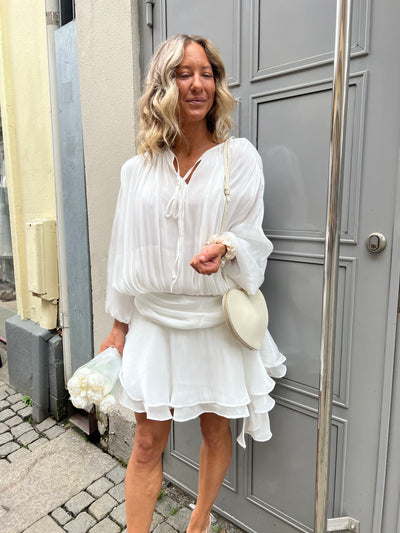 Amanda dress white